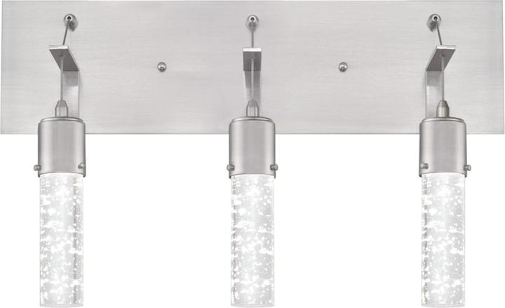 Westinghouse LED Wall Light Cava Nickel Three Flames