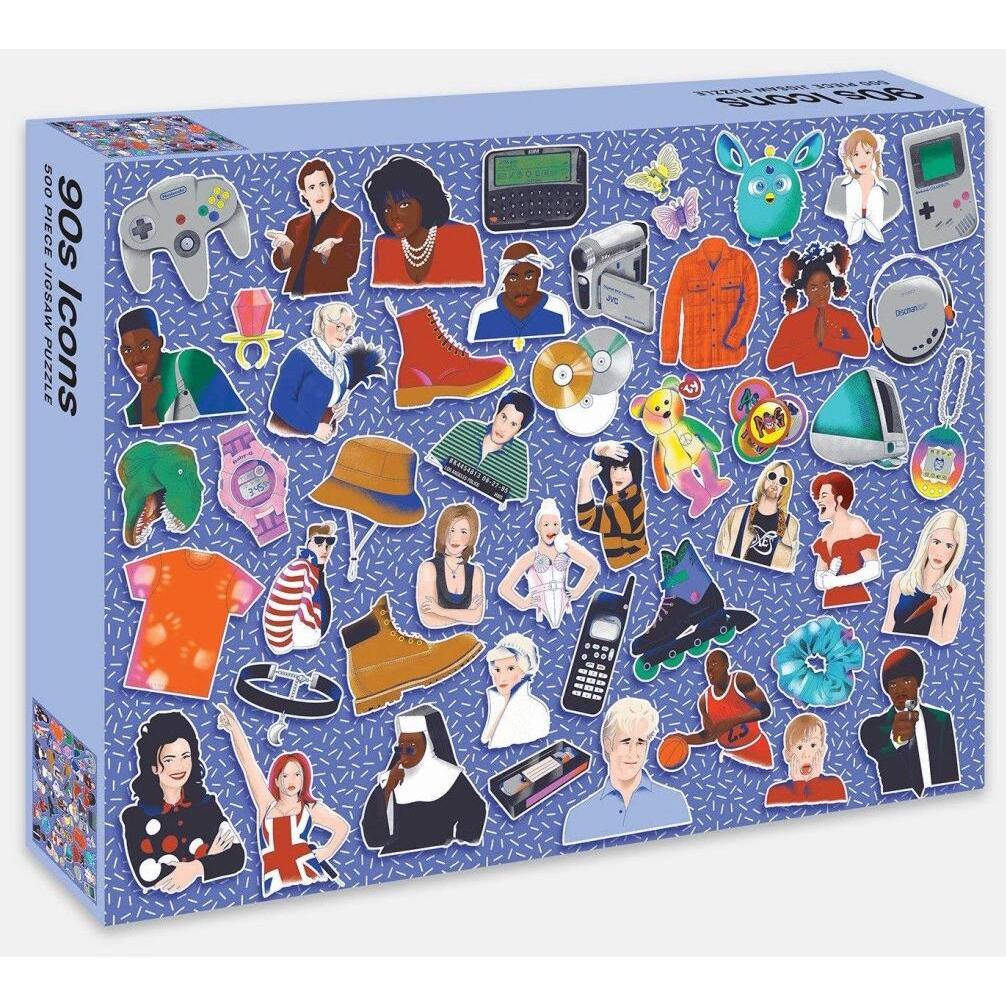 Abrams & Chronicle 90s Icons: 500 piece jigsaw puzzle (500 Teile)