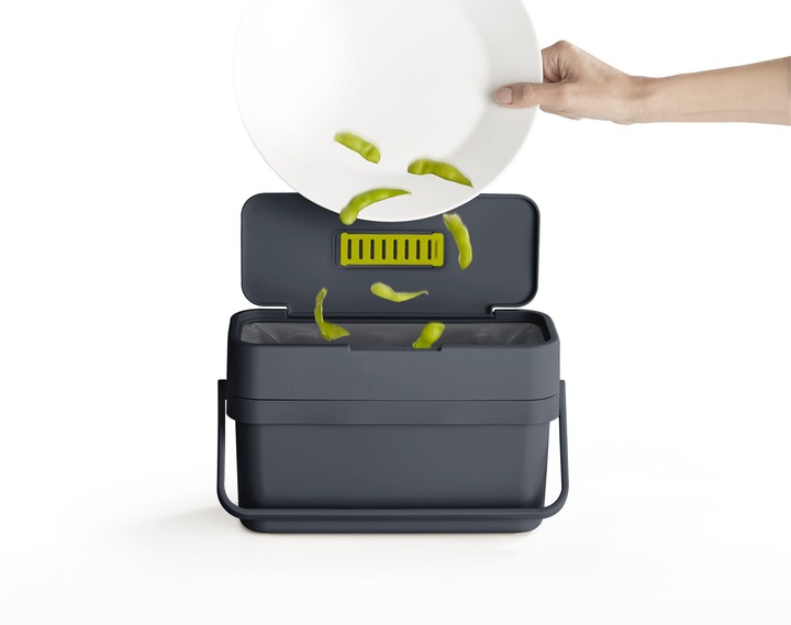 Productafbeelding Joseph Joseph Compo organische afvalbak - grafiet (4 l)