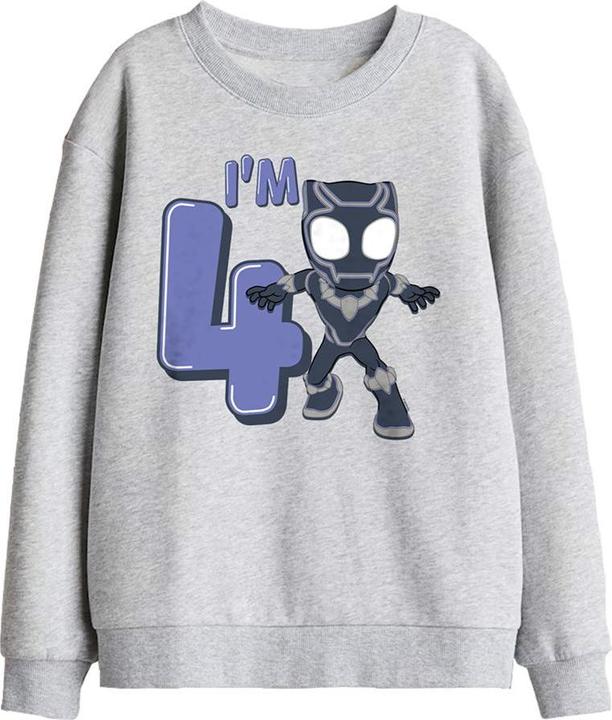 Produktbild Black Sweatshirt 4. Geburtstag (116)