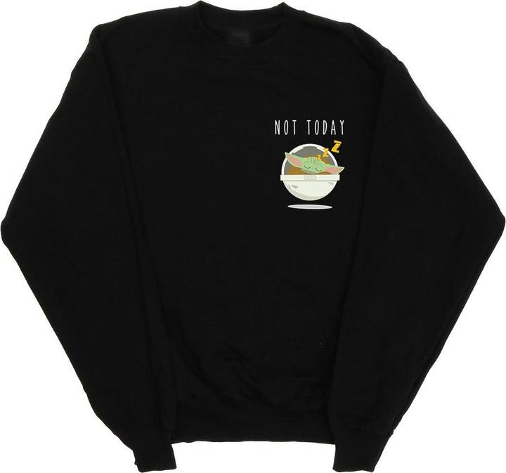 Produktbild Star Wars The Mandalorian Not Today Faux Pocket Sweatshirt (M)