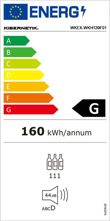 Label énergétique Kibernetik Wkh120f01