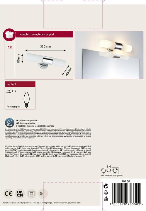 Image du produit Paulmann Lenia (E14)