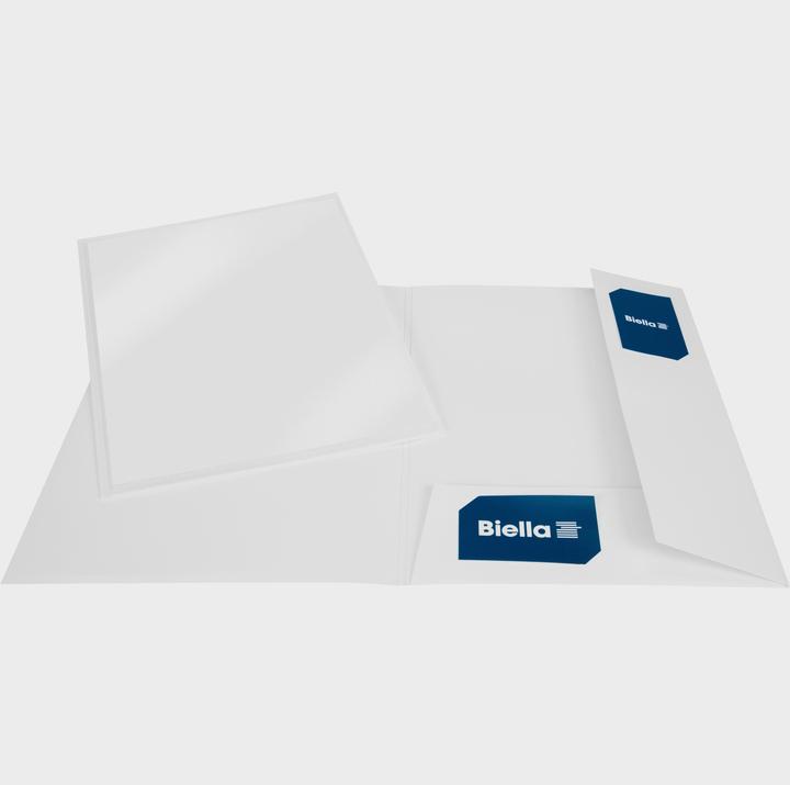 Produktbild Biella Offertmappe Pearl#1 A4 186491.01 weiss,240g,Sichttasche 40Bl. (A4, 1x)
