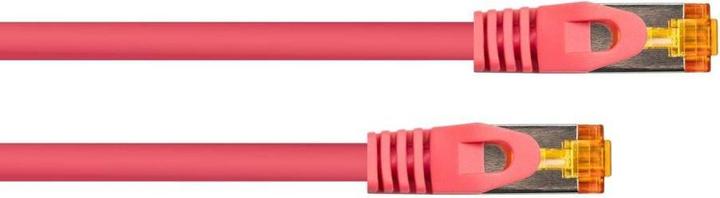 Produktbild Varia Cat.7 Patchkabel TPE magenta 0,25m RJ45 (S/FTP, CAT7, 0.25 m)