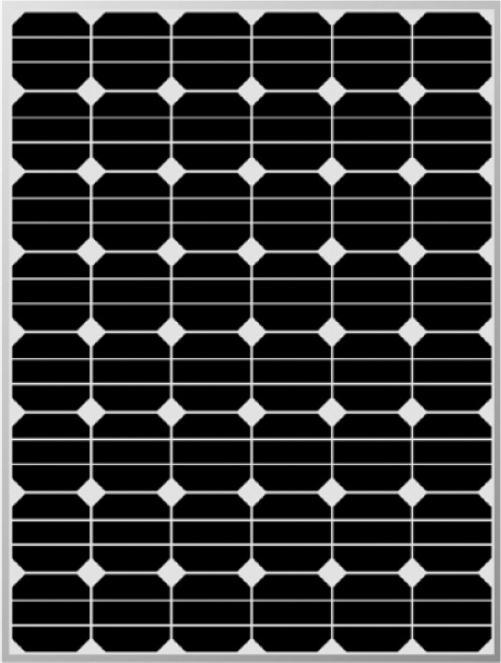 DC Solar Solarmodul E680M48 black (170 W, 11 kg)