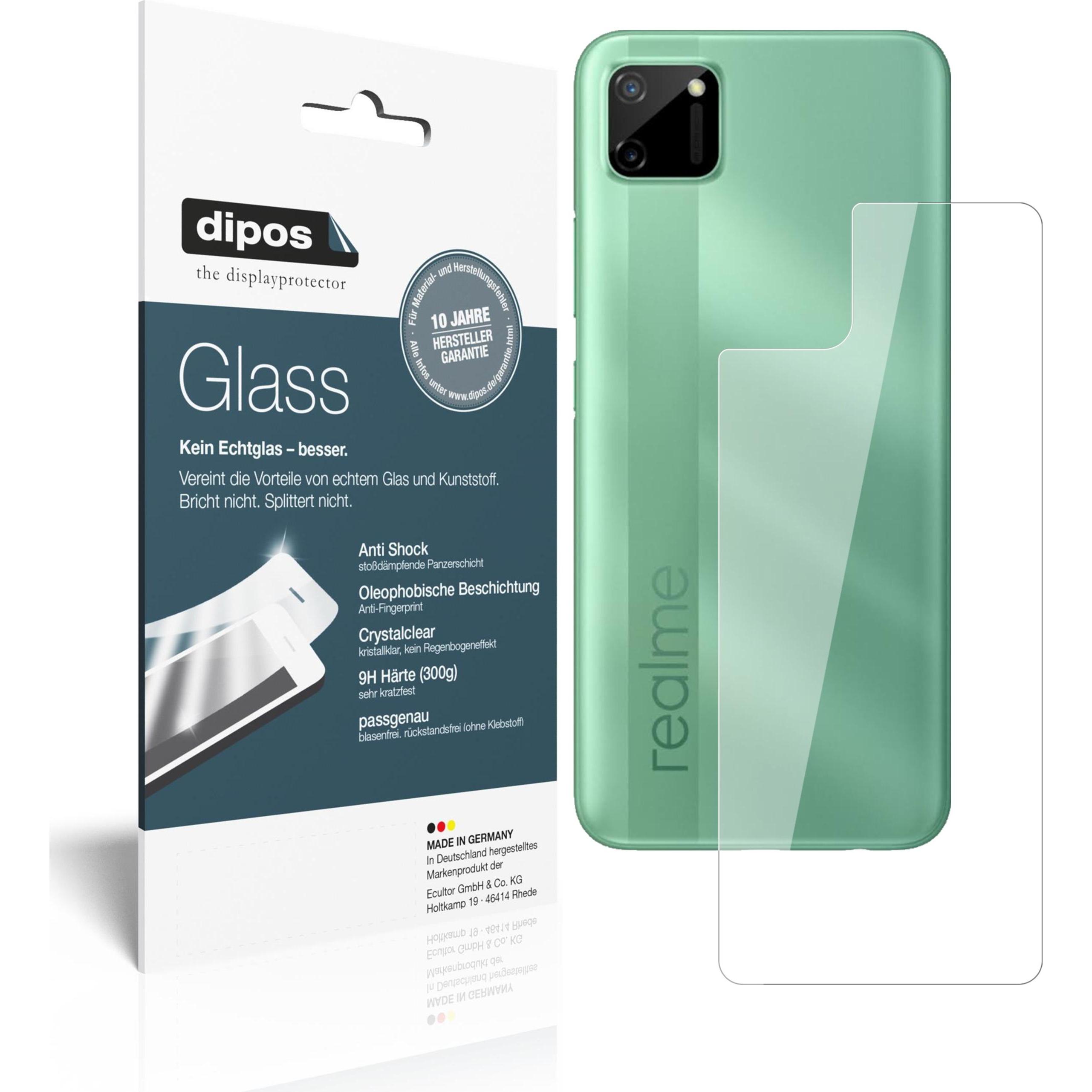 Dipos Displayschutz Anti-Shock (1 Stück, Realme C11), Smartphone Schutzfolie, Transparent