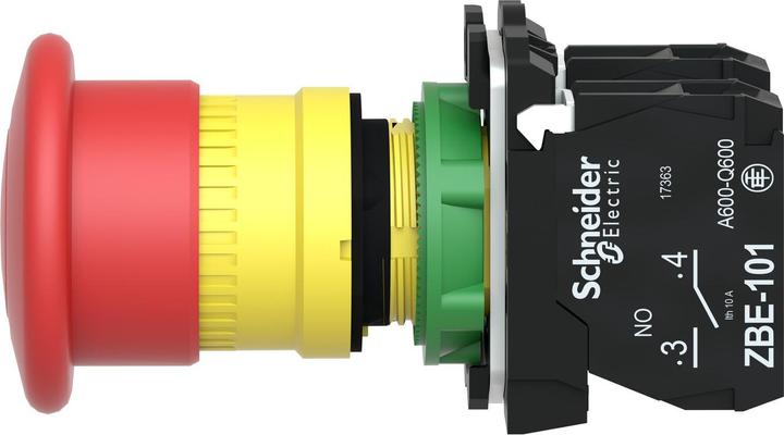 Produktbild Schneider Electric Not-Halt-Schalter 40mm Zug 1S 1Ö