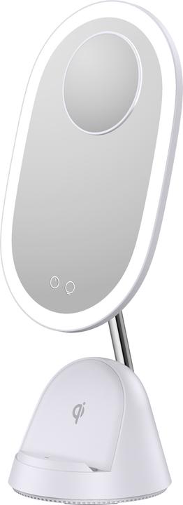 Enne Interior Glow & Charge Makeup Mirror with LED Light and Wireless Charging