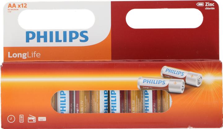 Actual product image Philips Longlife (12 pcs., AA)