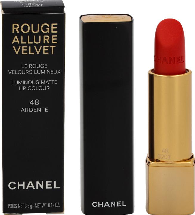 Produktbild Chanel Rouge Allure Velv Lumin Matte Lip No 48 (48 Ardente)