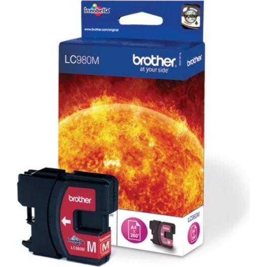Brother, Druckerpatrone, LC980MBPDR - Magenta - Original - Blisterverpackung (Y)