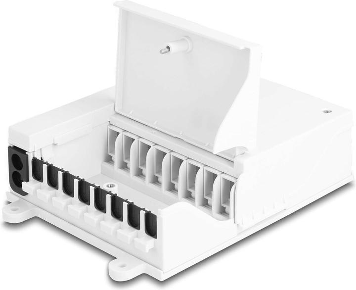 Produktbild Delock LWL FTTH Indoor Verteilerbox zur Wandmontage 8 Port weiss (Spleissbox)
