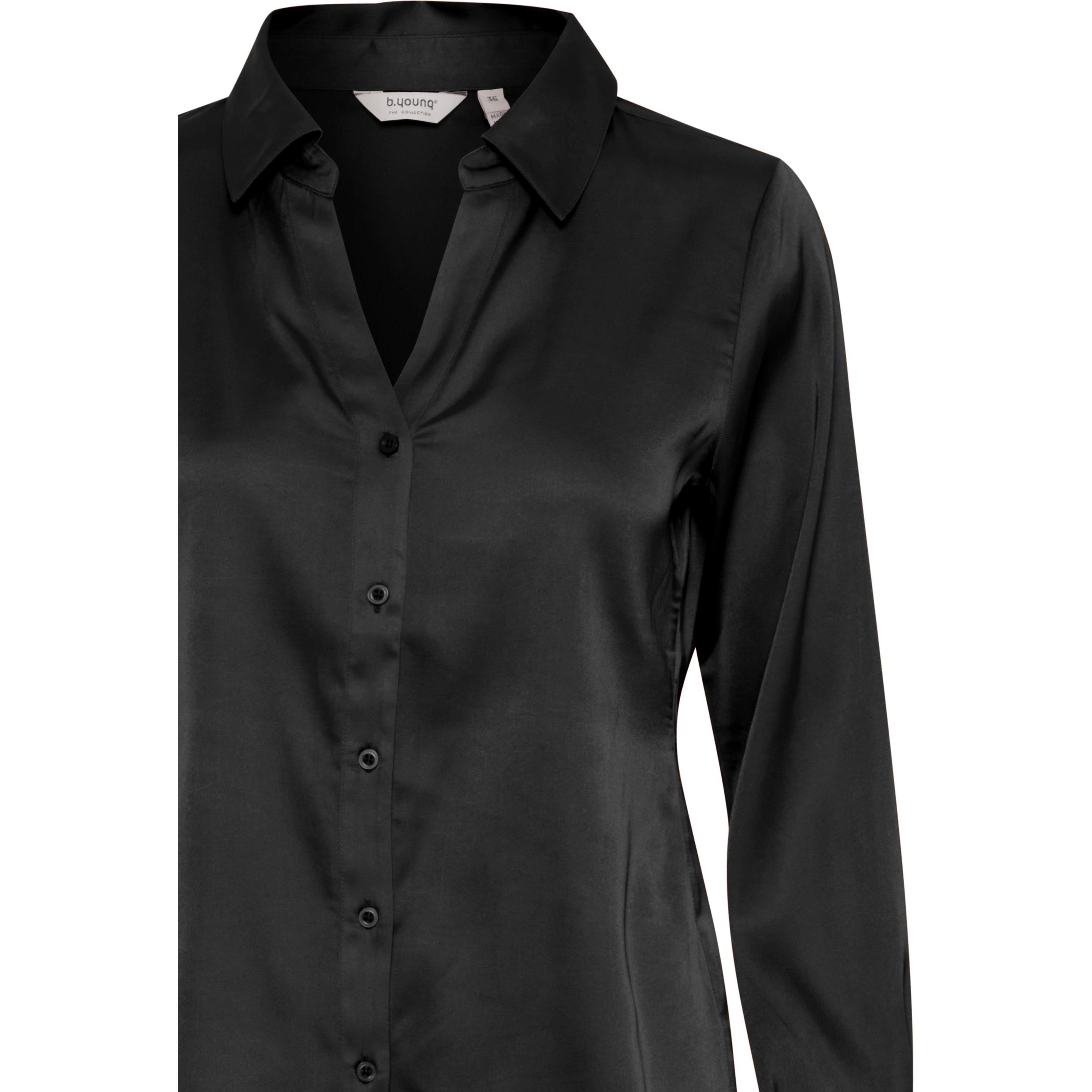 B.young, Damen, Bluse, BYHENCE SHIRT - 20813492, Schwarz, (36)