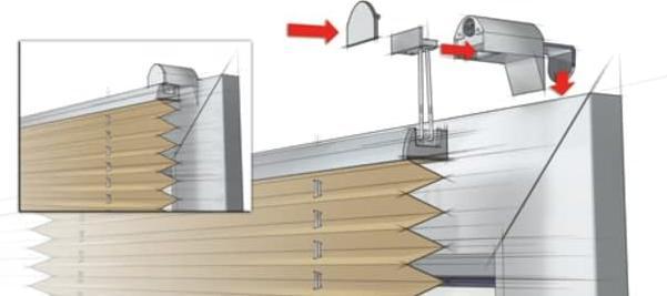 Produktbild YOURSOL EASYfix Thermoplissee Verona 50 x 150 cm in Weiss, Plissee ohne Bohren, 2 Bedienschienen (50 x 150 cm)