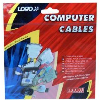 Logo Audio Adapter, Jack-Stecker (6.3mm) - Jack-Buchse (3.5mm), Stereo, schwarz (Adattatore jack), Adattatore audio, Nero