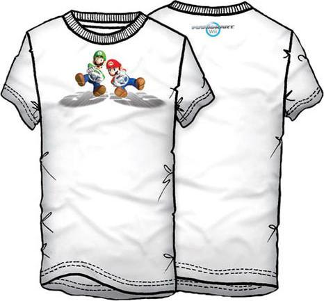 Immagine prodotto Super Mario Bros. Maglietta Mariokart Wii Uomo - Bianco - xl (XL)