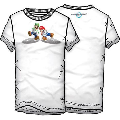 Super Mario Bros., Maglietta, Fashion & Building Mariokart WII Tg.S T-Shirt, Multicolore, (S)