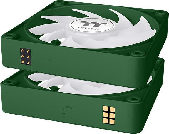 Image du produit Thermaltake TT CT120 EX ARGB Sync PC Cooling Fan 3 Pack Racing Green (120 mm, 3x)
