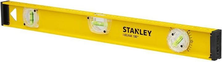 Actual product image Stanley I-beam spirit level, 100 cm, 3 bottles, 1.5 mm (100 cm)