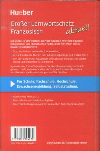 Produktbild Vocabulaire d'apprentissage large Français courant (Französisch, Thérèse Buffard, 2021)