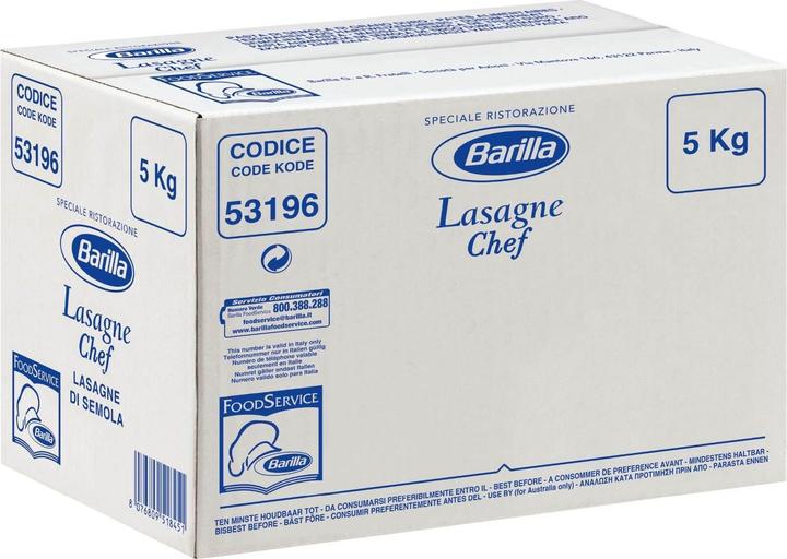 Produktbild Barilla Lasagna Semola (5000 g)