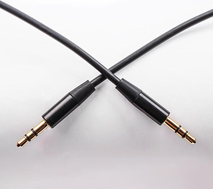 Image du produit Maxlife câble audio jack 3,5 mm - jack 3,5 mm 1m noir (1 m, Câble jack 2,5 mm)