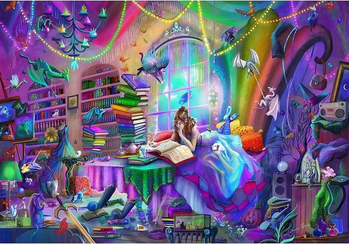 Produktbild Bluebird Puzzle 1000 pieces Rainbow Magic Study (1000 Teile)