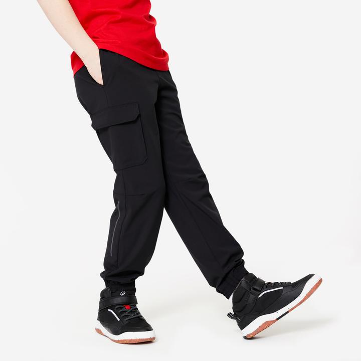 Produktbild Decathlon Jogginghose Kinder Cargo - schwarz (140)