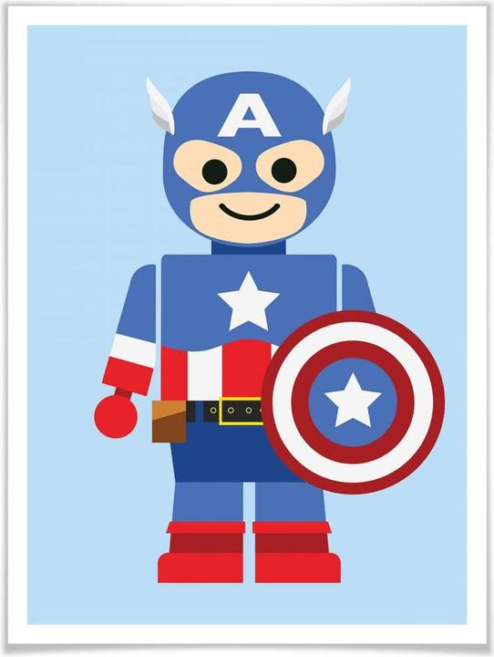 Produktbild Trenddeko Captain America Spielzeug (24 x 30 cm)