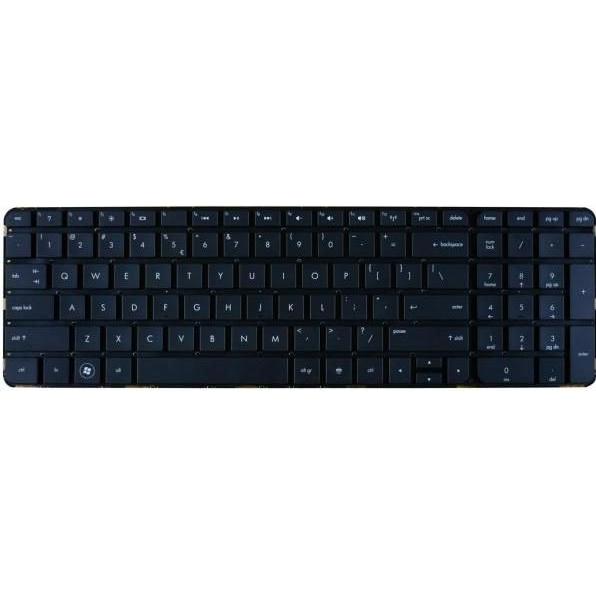 HP Keyboard (ENGLISH), Notebook Ersatzteile, Schwarz