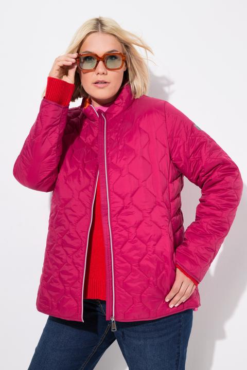 Image du produit Ulla Popken Veste matelassée légère HYPRAR, modèle déperlant, matière recyclée (50, 52)