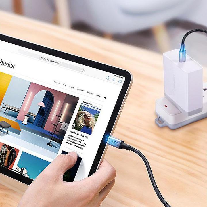 Image du produit Ugreen Câble de charge en nylon titane (2 m, USB 2.0)