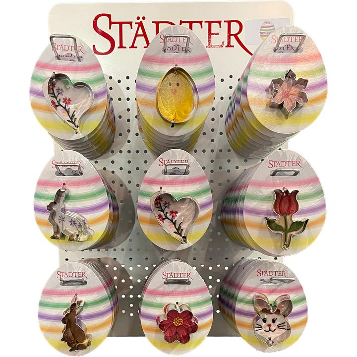 Produktbild Städter Display Ausstecher Easter Time auf Karte 90-teilig