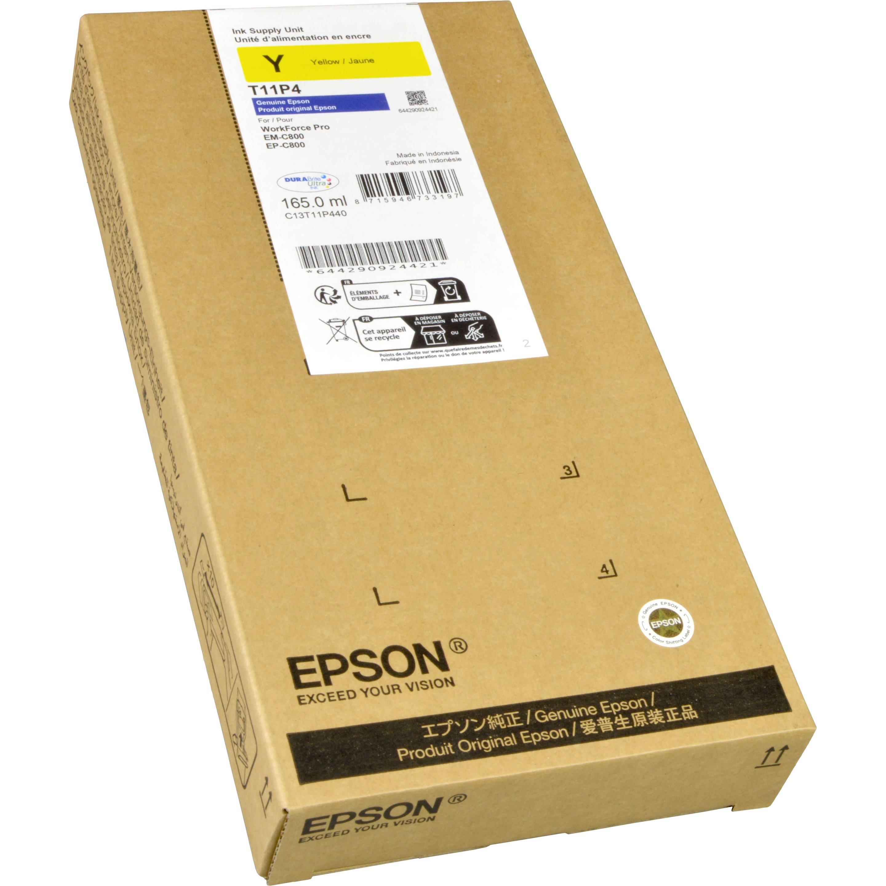 Thumbnail - Epson, Druckerpatrone, Tinte gelb WF Pro EM/EP-C800R, "XXL" (Y)