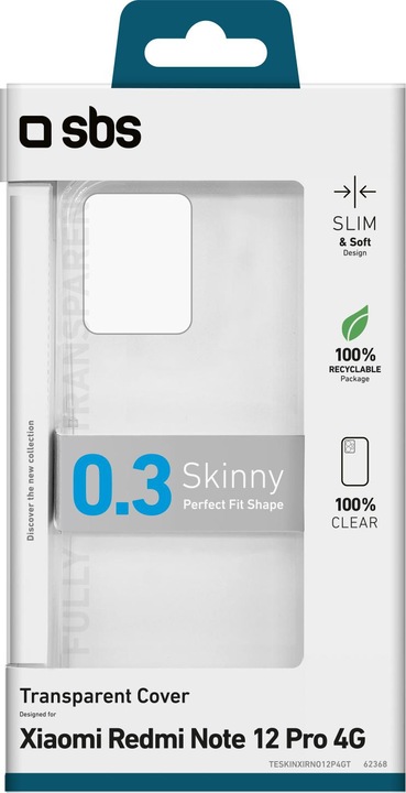 Actual product image SBS Cover (Xiaomi Redmi Note 12 Pro)