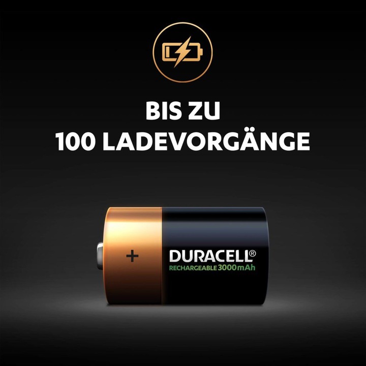 Actual product image Duracell Recharge Ultra (2 pcs., D, 2200 mAh)