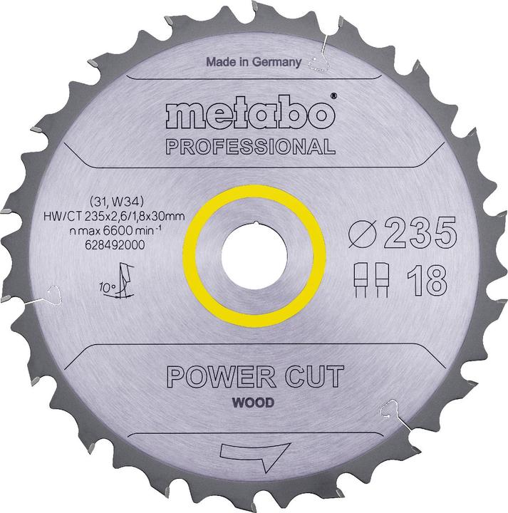 Image du produit Metabo Power Cut Wood - Professionnel