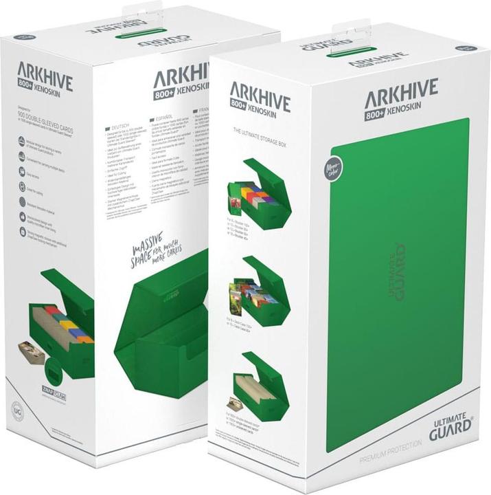 Image du produit Ultimate Guard Arkhive 800+ XenoSkin Monocolor Vert