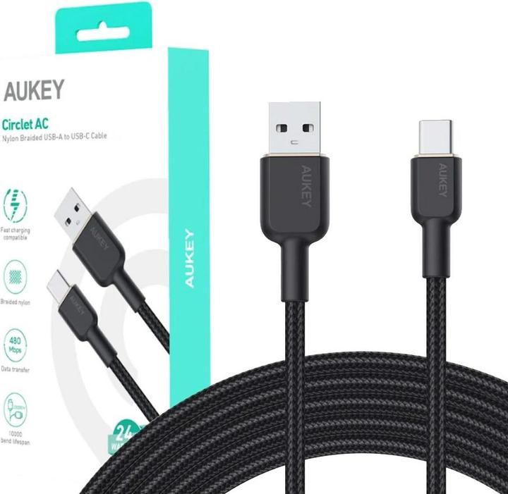 Image du produit Aukey USB A - USB C (1.80 m, USB 3.2 Gen 2, 60 W)