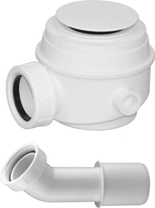 Omnires M+ Dusch- und Badewannensiphon weiss