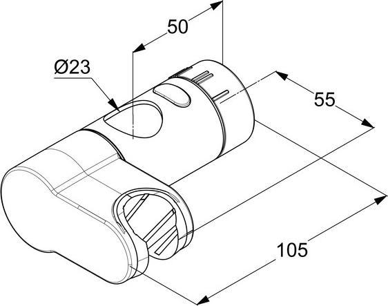 Actual product image Kludi Sliding gate valve