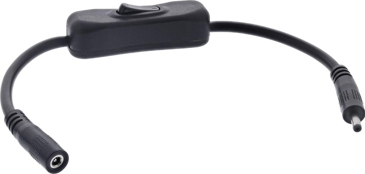 Produktbild InLine DC Kabel mit Schalter (0.20 m)