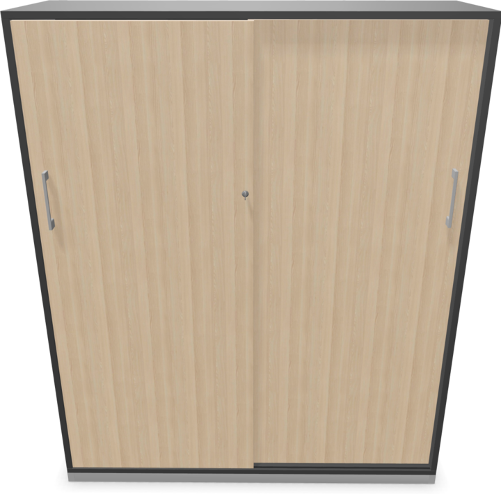 Actual product image Narbutas Choice sliding door cabinet (120 x 40 x 146.5 cm)