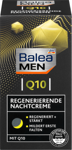 Produktbild dm Balea MEN Q10 Regenerierende Nachtcreme (50 ml, Nachtcreme)