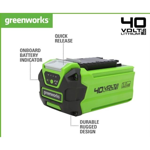 Thumbnail - Greenworks, Werkzeugakku + Ladegerät, Akku (40 V)