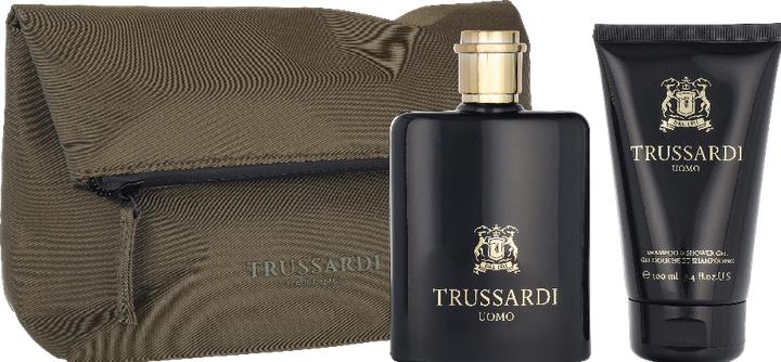 Immagine prodotto Trussardi Uomo Set Eau De Toilette 100ml Shower Gel 100ml And Bag (Set di profumi)