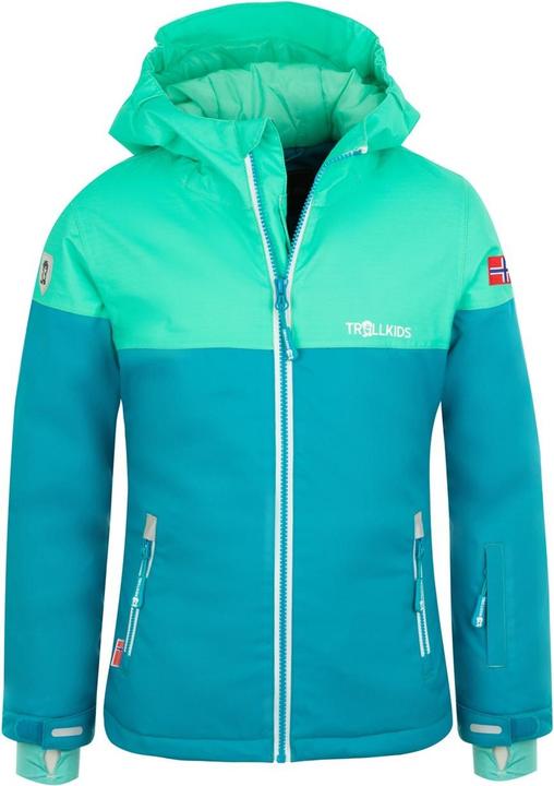 White, Dark Mint, light petrol