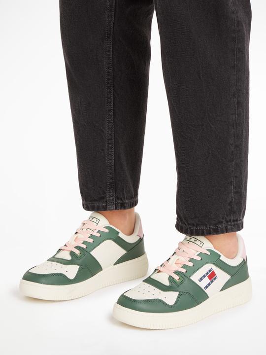 Immagine prodotto Tommy Hilfiger Scarpe da donna Tjw Retro Basket in pelle stagionale (36)