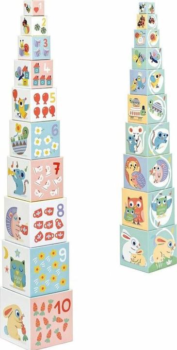 Produktbild Djeco BabyBloki Pyramide (10 Würfel)